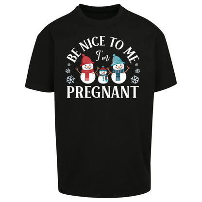 Pregnant At Christmas Oversized T Shirt