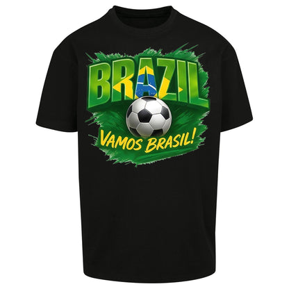 Brazil Retro Football Oversized T Shirt