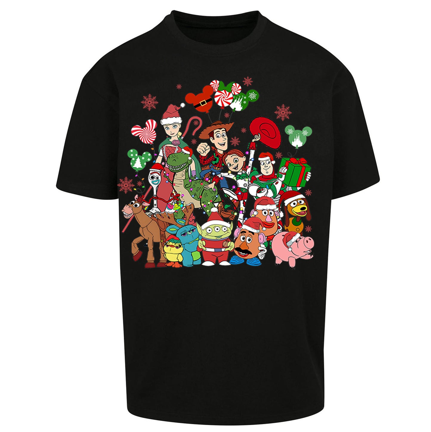 Toy Story Christmas Oversized T Shirt 