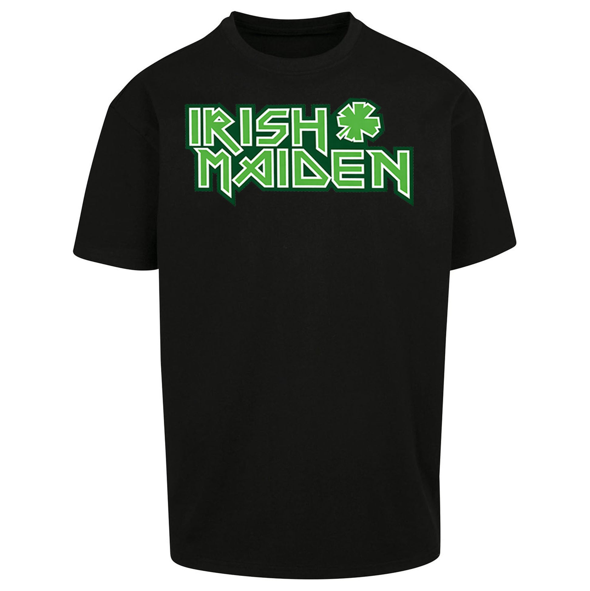 Irish Maiden St Patricks Day Oversized T Shirt 