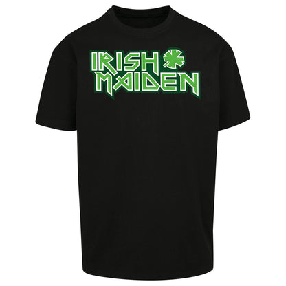 Irish Maiden St Patricks Day Oversized T Shirt 