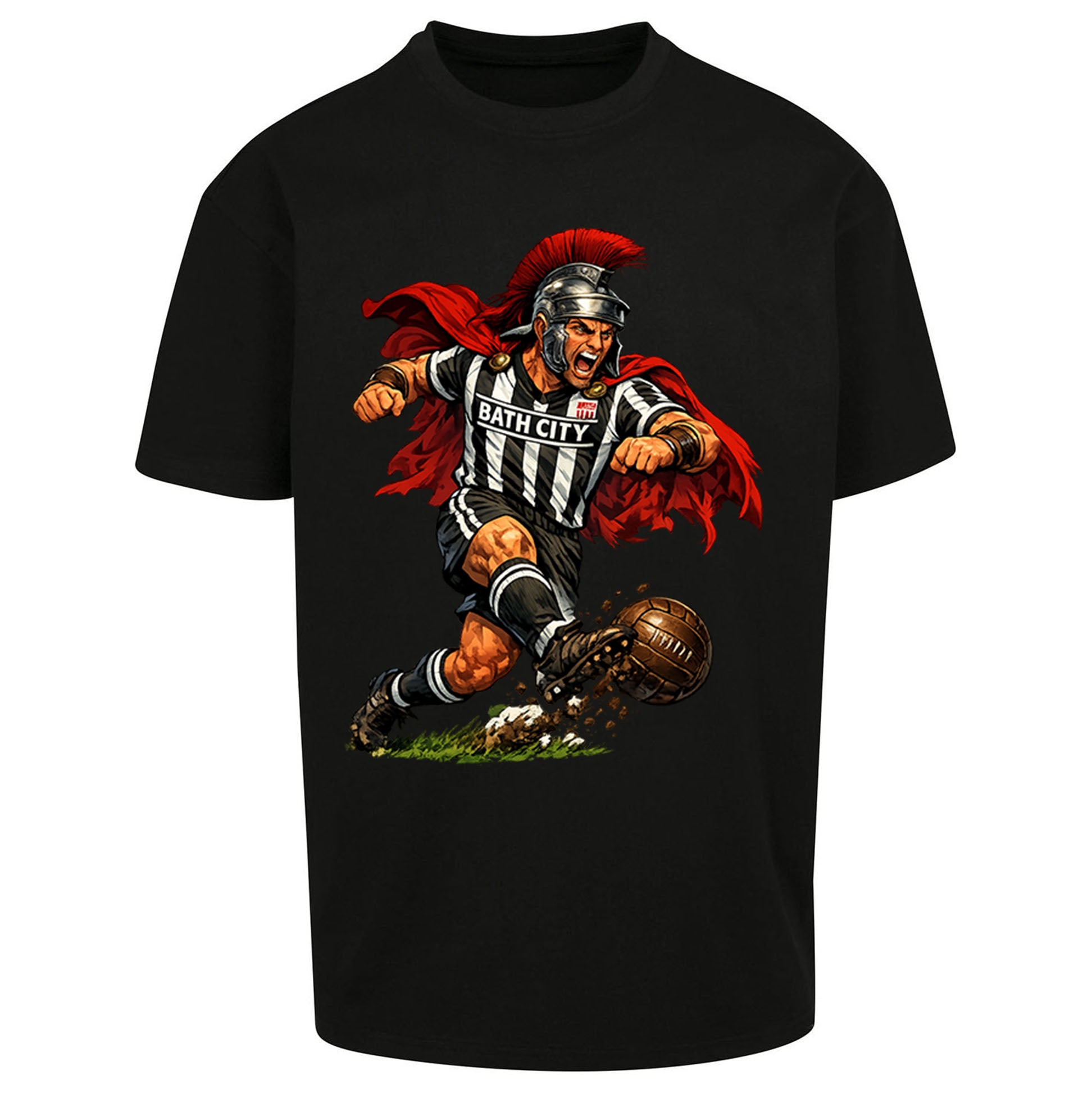 Retro Bath City Football Oversized T Shirt 