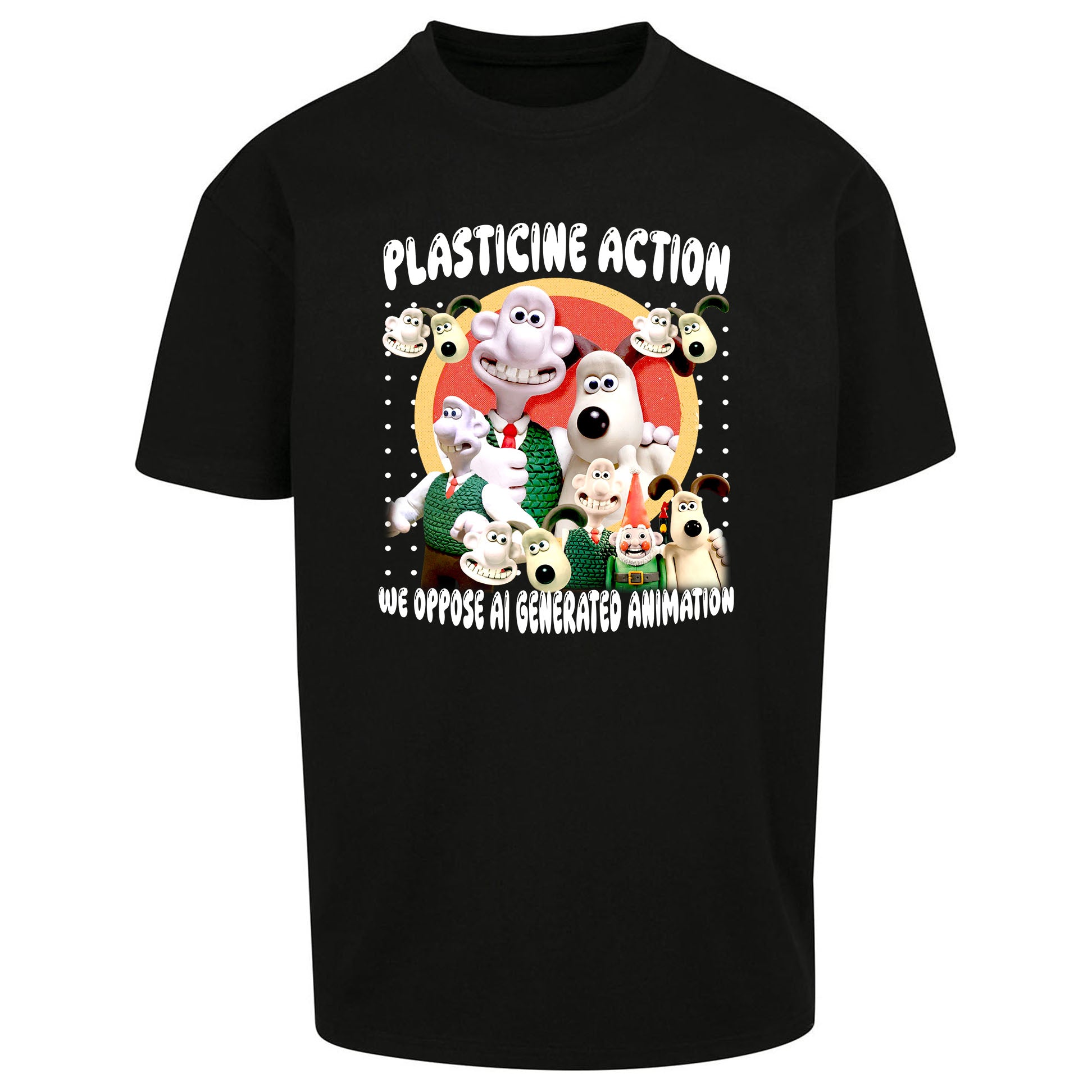 Plasticine Action Figure Oversized T Shirt