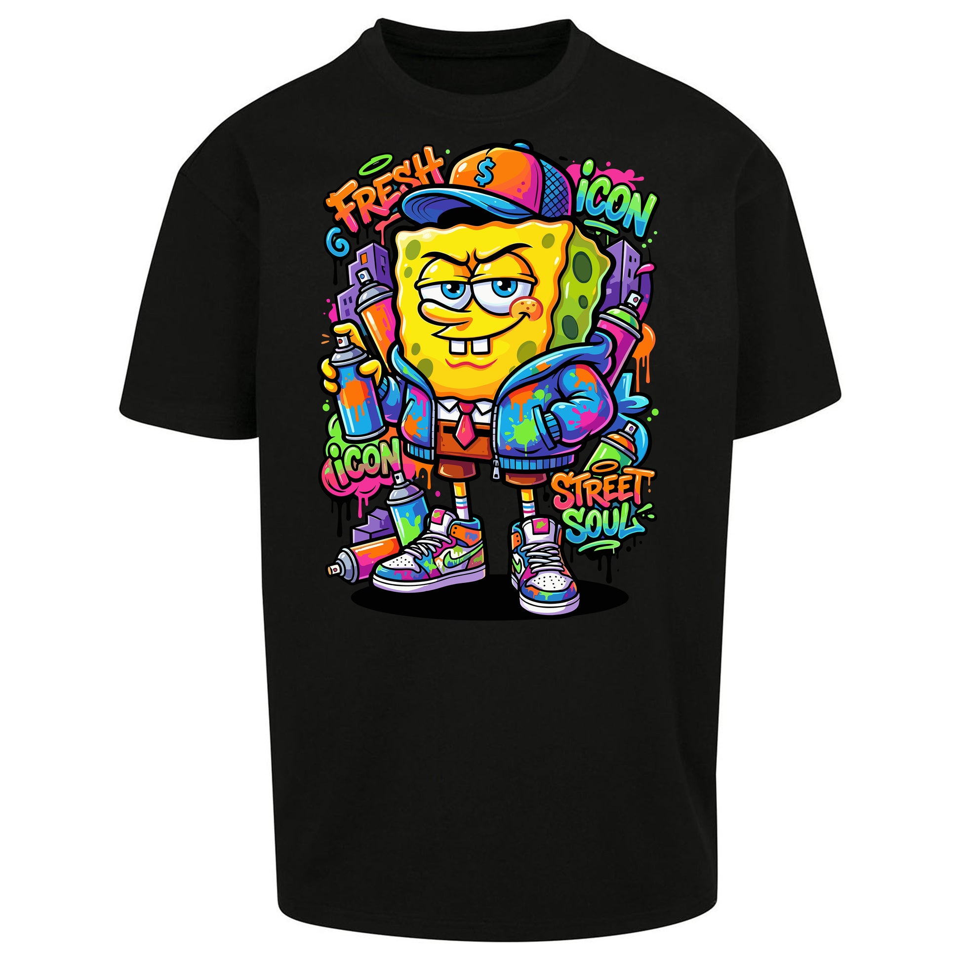Sponge Bob Square Pants Oversized T Shirt