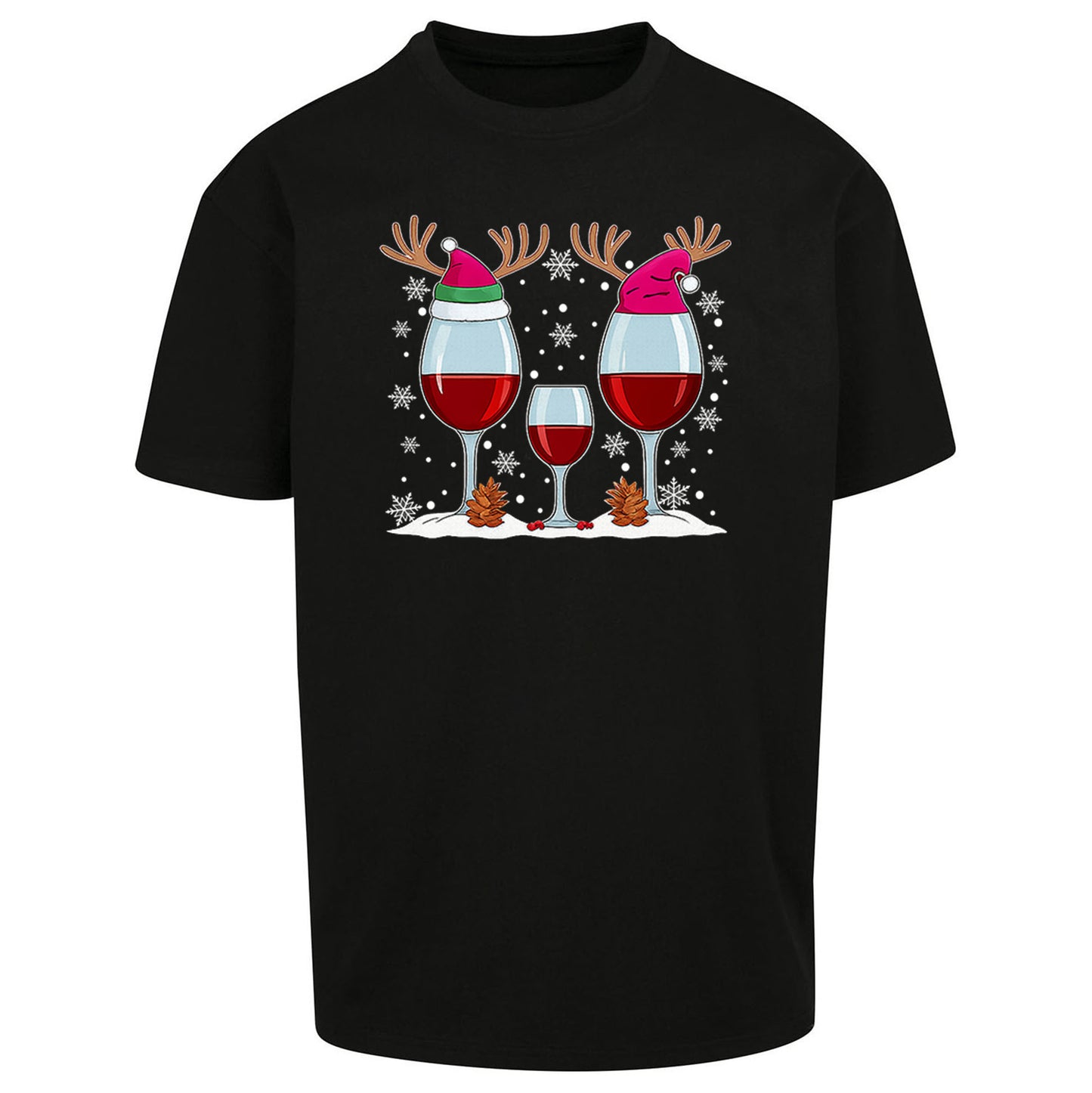 Red Wine Oversized T Shirt