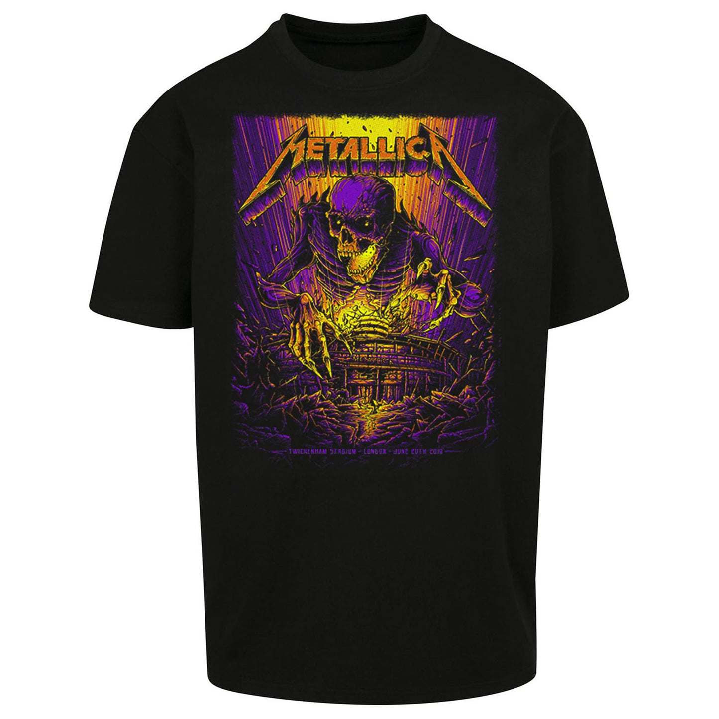 Metallica Twickenham Stadium Oversized T Shirt