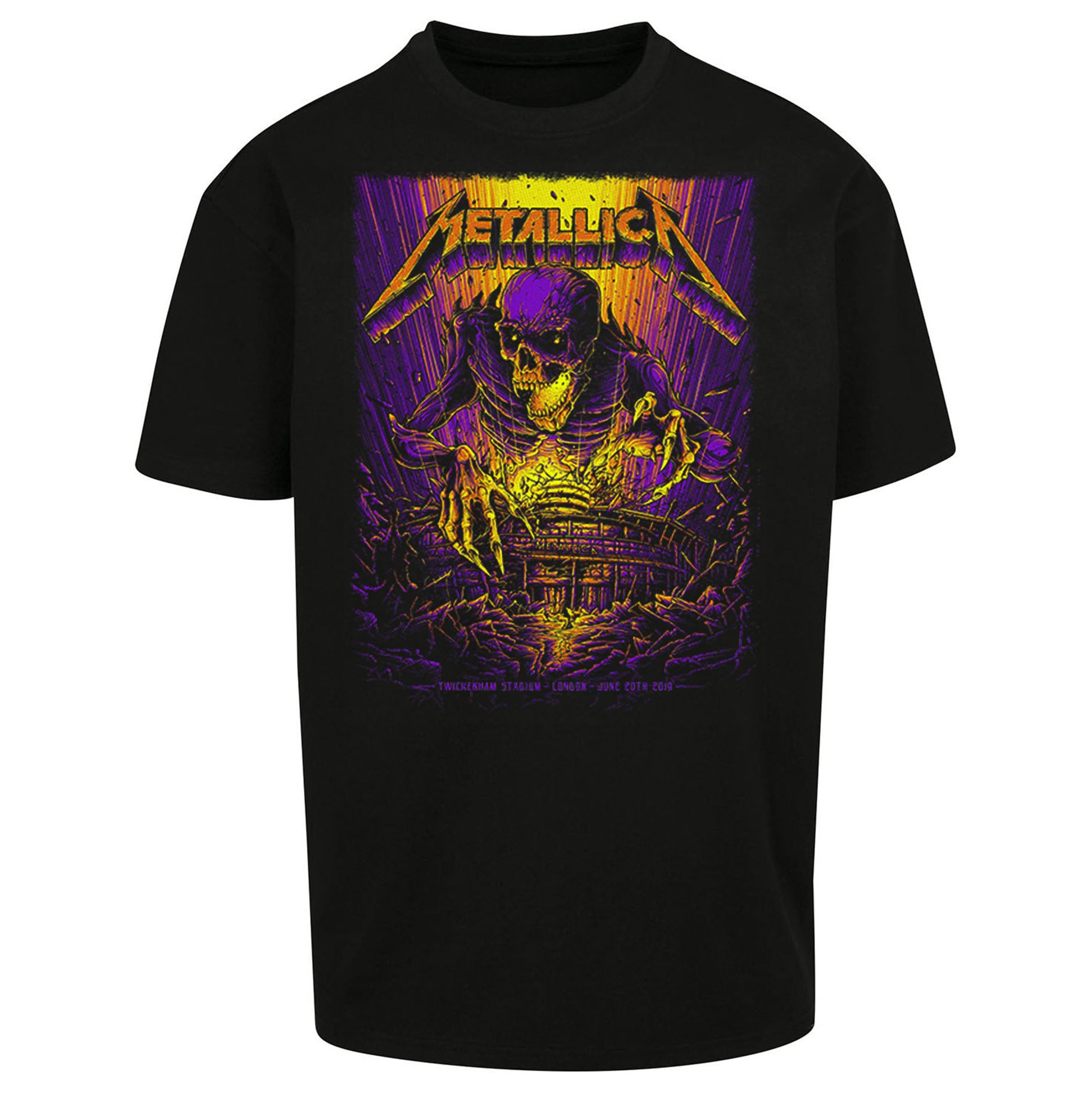 Metallica Twickenham Stadium Oversized T Shirt