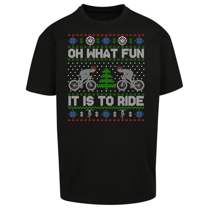 BMX Christmas Oversized T Shirt
