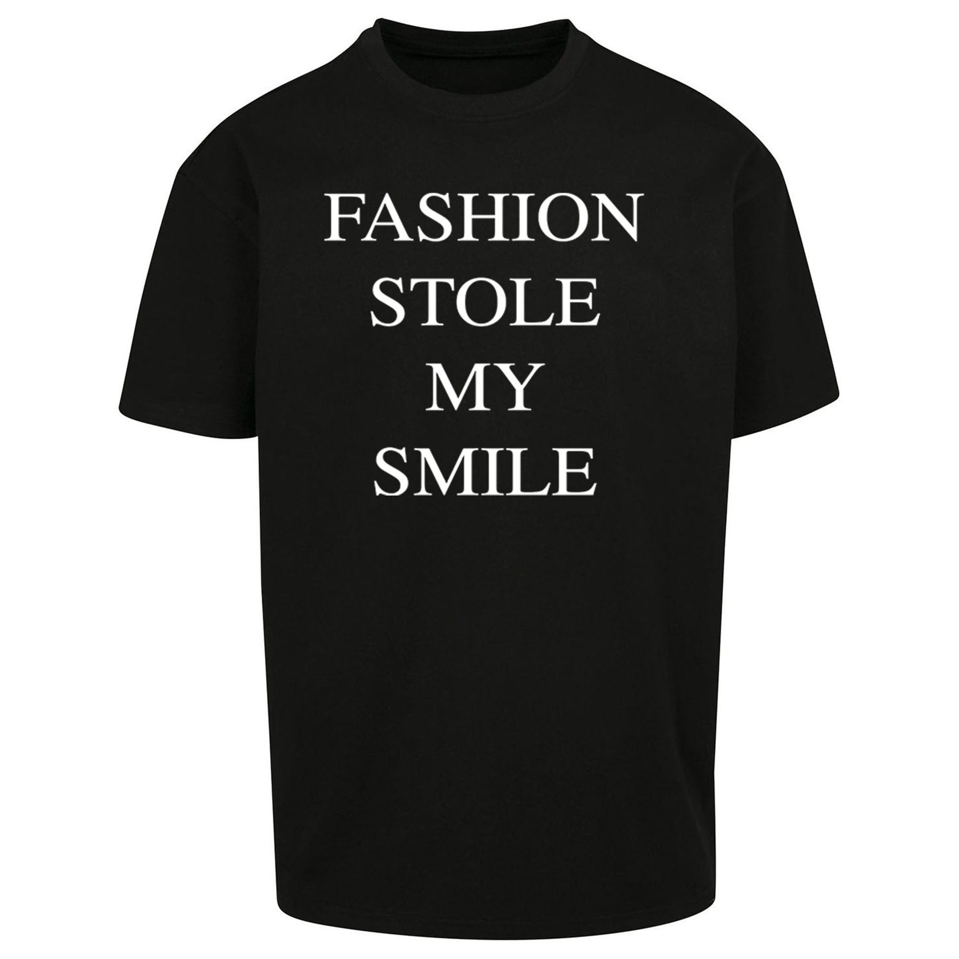 Fashion Stole My Smile Oversized T Shirt