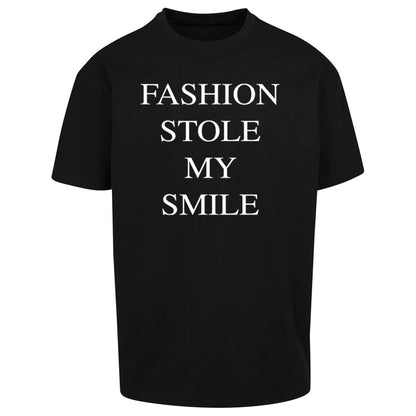 Fashion Stole My Smile Oversized T Shirt
