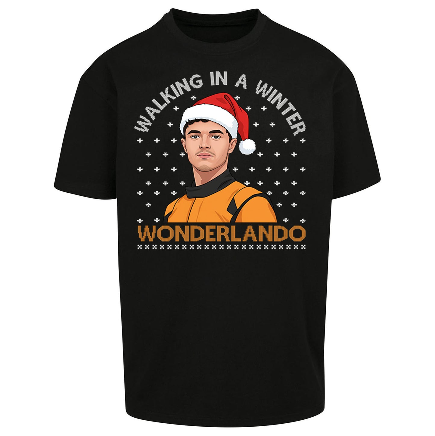 Lando Norris Christmas Oversized T Shirt 