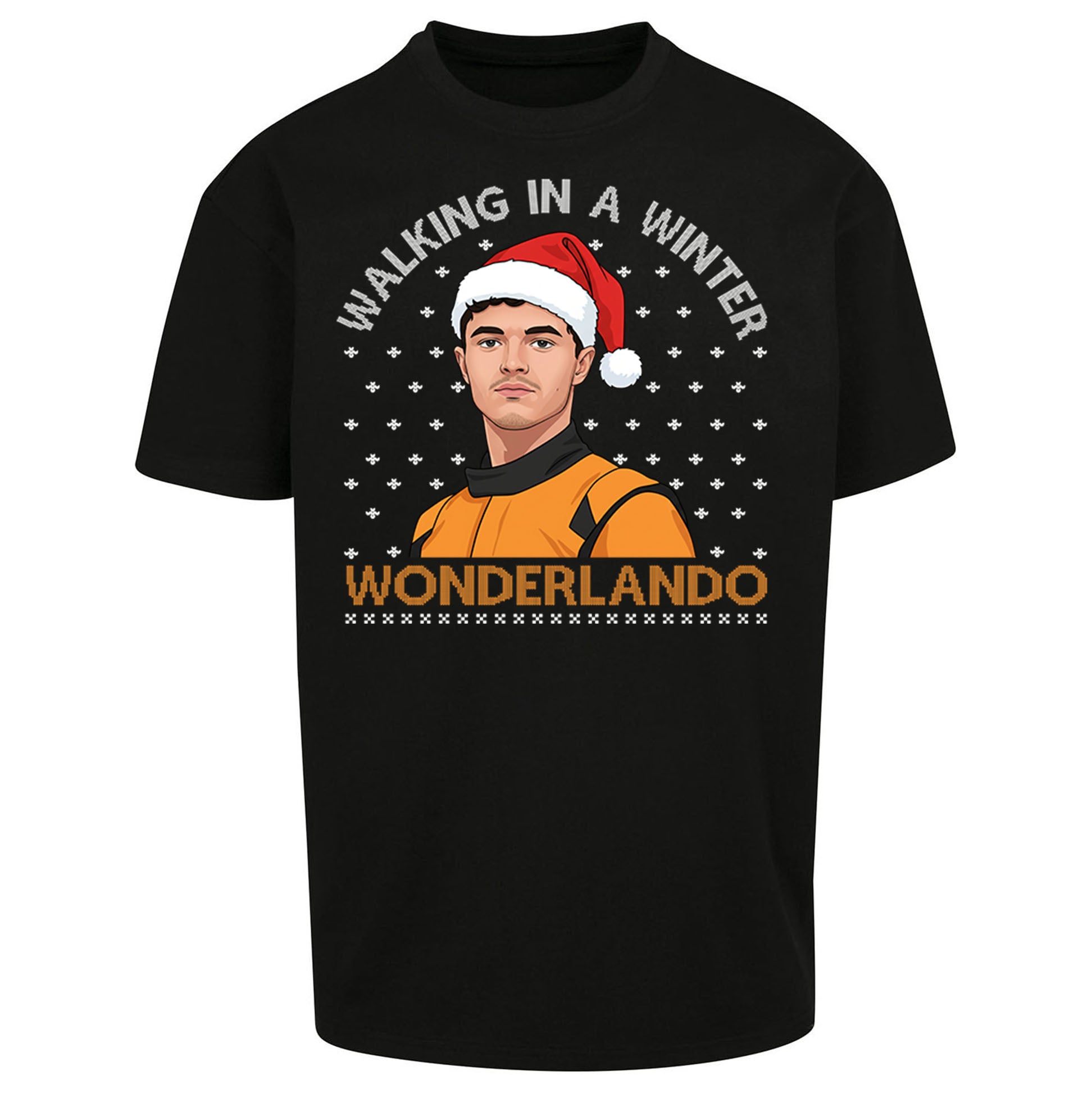 Lando Norris Christmas Oversized T Shirt 