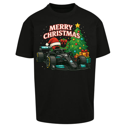 Mercedes F1 Christmas - Oversized T Shirt