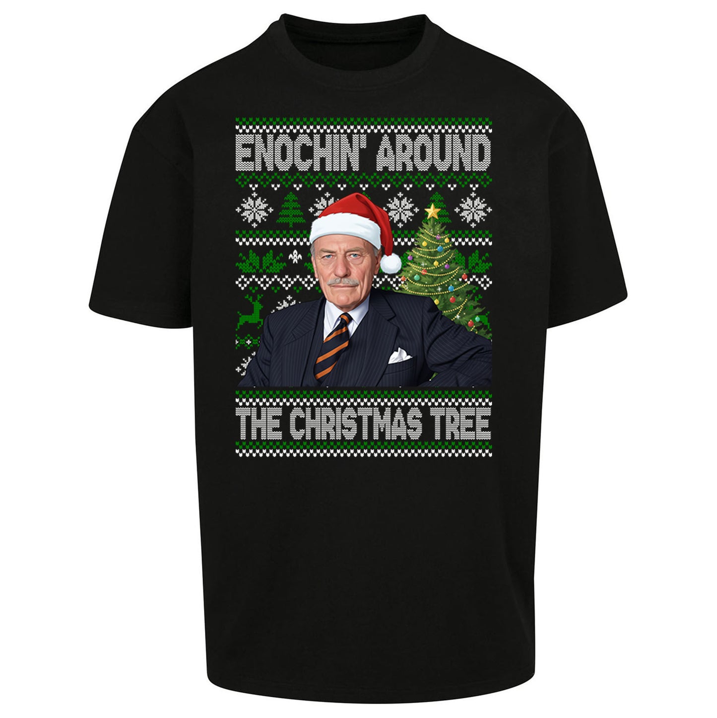 Enoch Powell Enochin Around the Christmas Tree Christmas - Oversized T Shirt