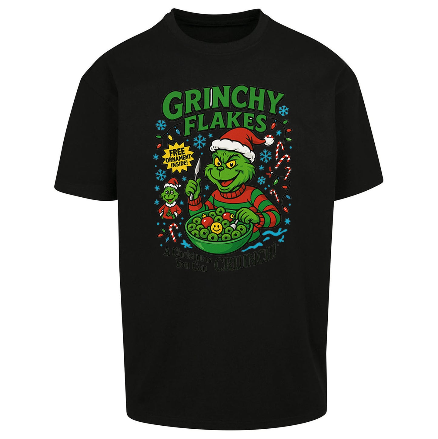Grinch Christmas Oversized T Shirt