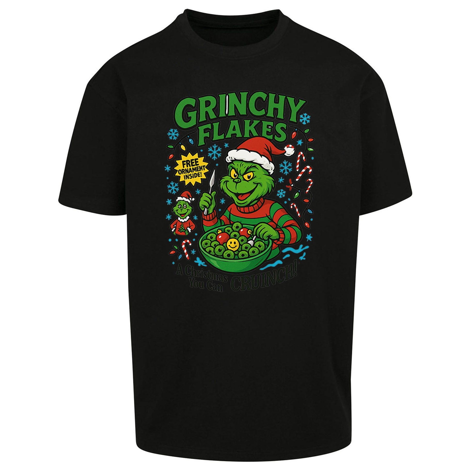 Grinch Christmas Oversized T Shirt