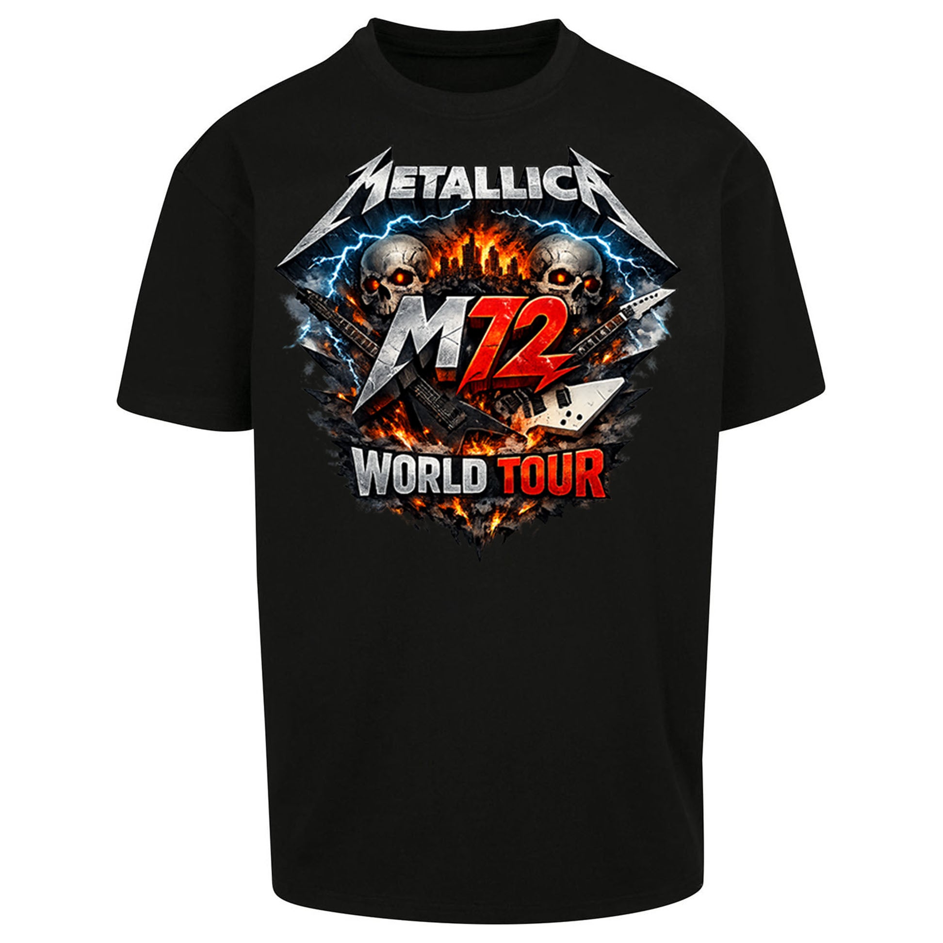 Metallica M72 World Tour Oversized T Shirt