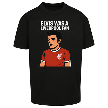 Elvis Presley Liverpool Football Oversized T Shirt