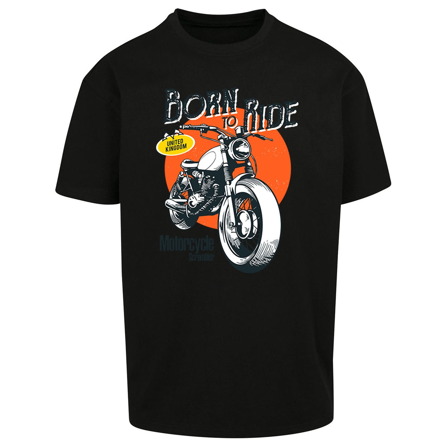 Born To Ride UK Oversized T Shirt