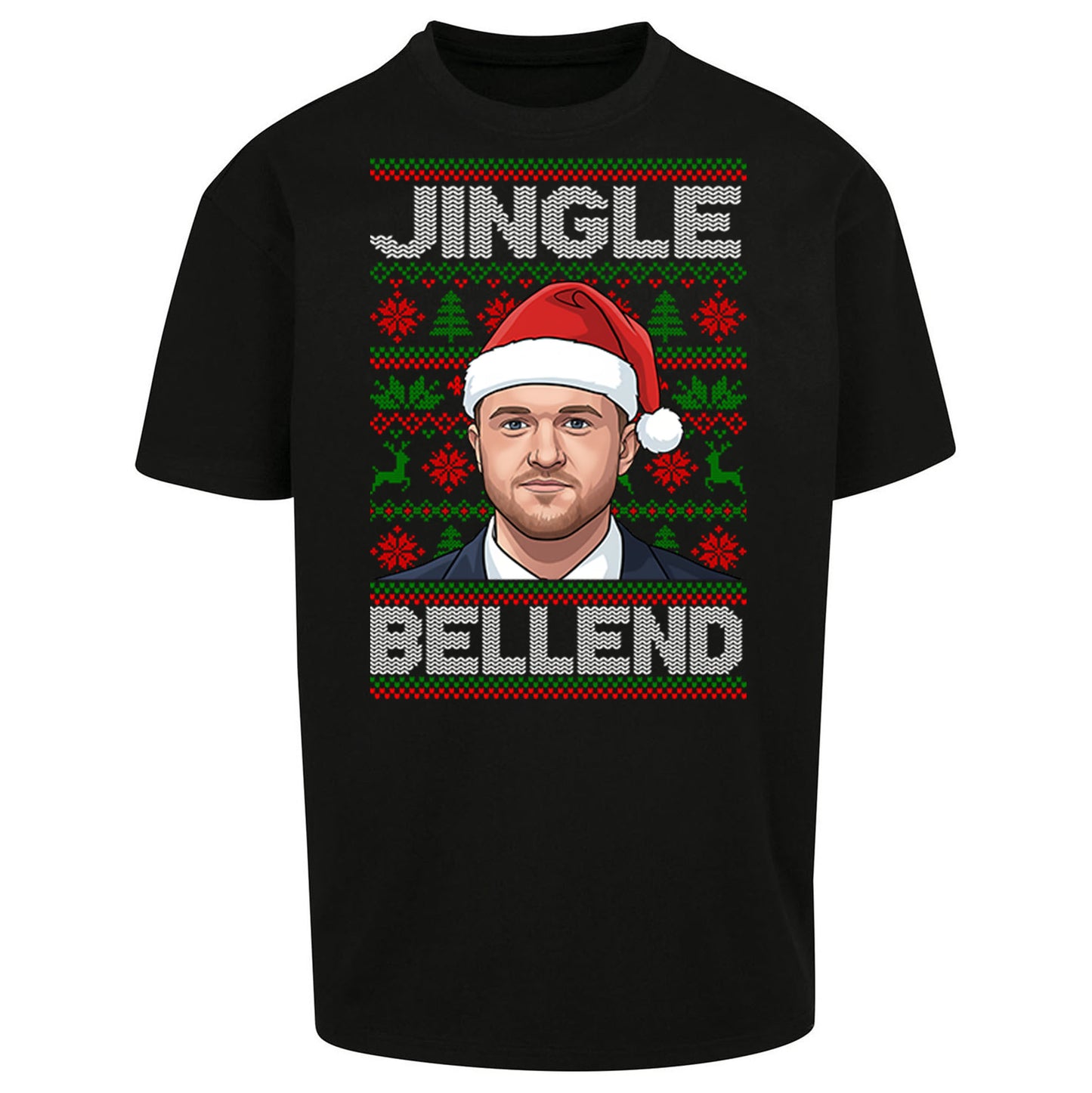 Tommy Robinson Jingle Bell Oversized T Shirt