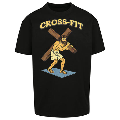 Jesus Cross Fit Oversized T Shirt