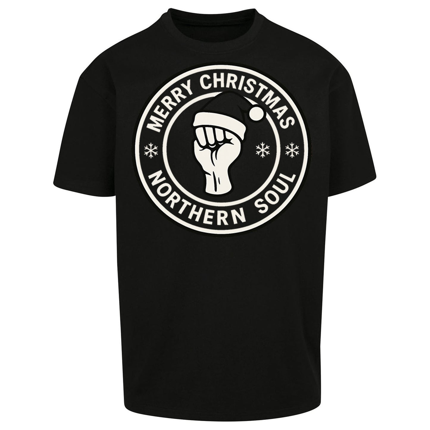 Merry Christmas Northern Soul Oversized T Shirt