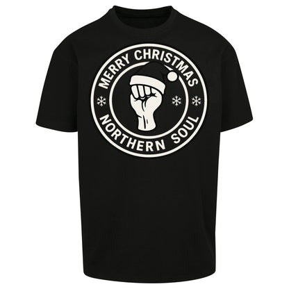 Merry Christmas Northern Soul Oversized T Shirt