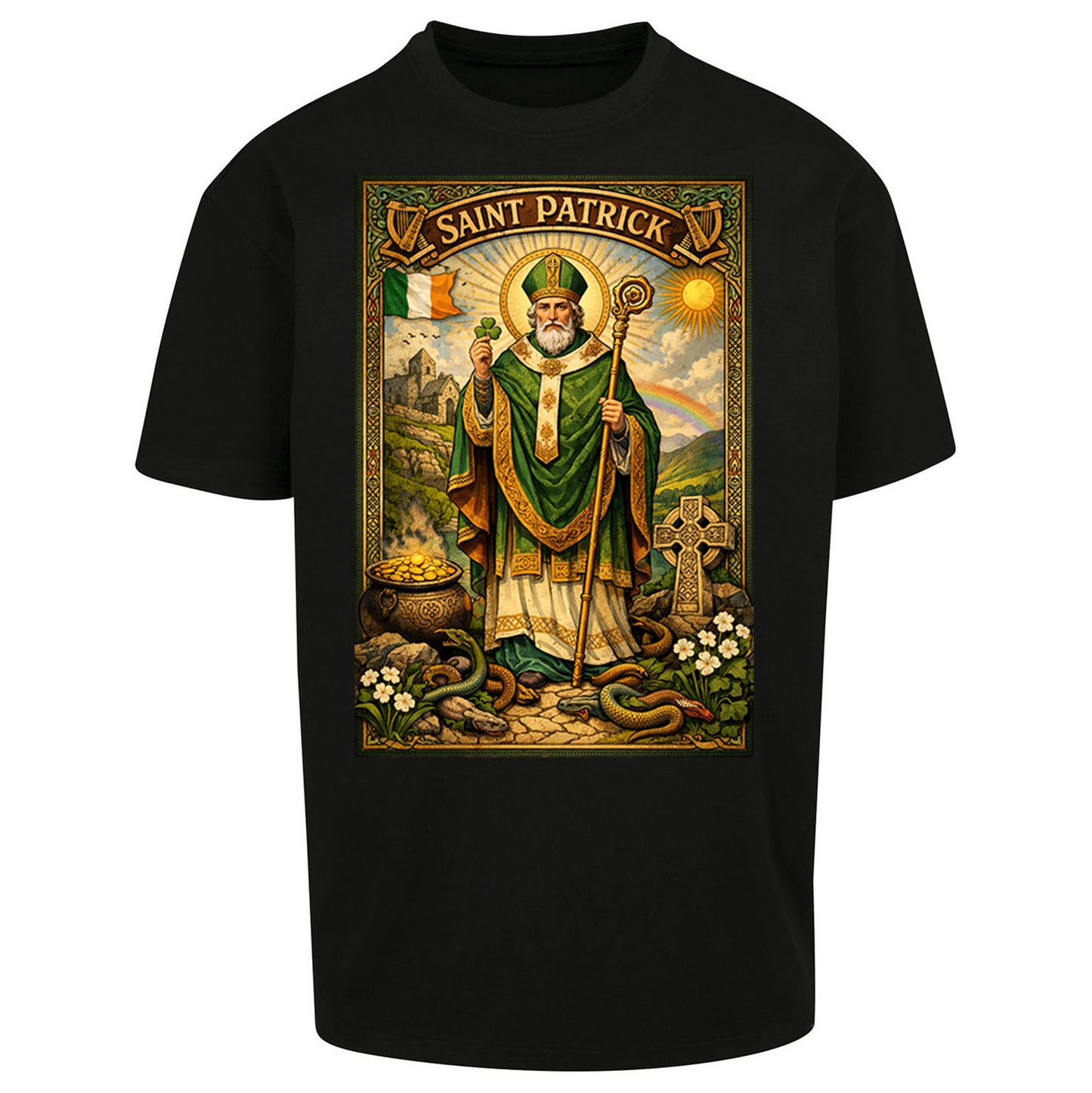 Saint Patrick Oversized T Shirt