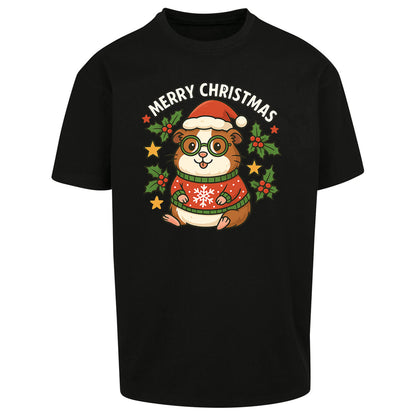 Guinea Pig Christmas Oversized T Shirt