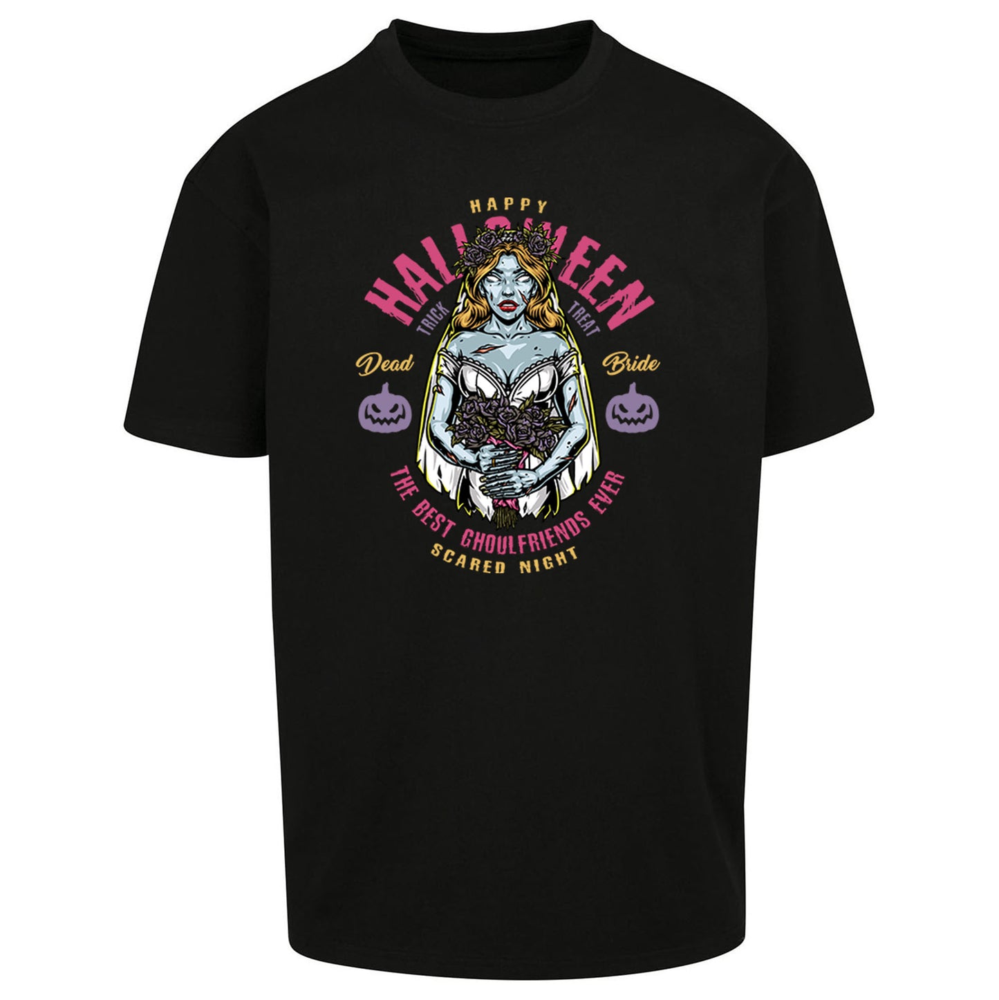 Halloween Ghoulfriends Oversized T Shirt