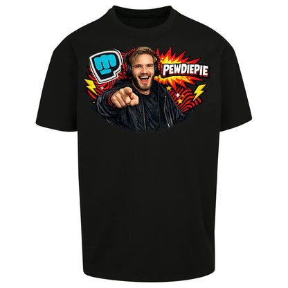 PewDiePie YouTuber Oversized T Shirt