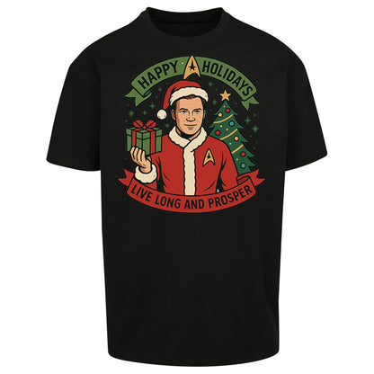 Star Trek Christmas Oversized T Shirt