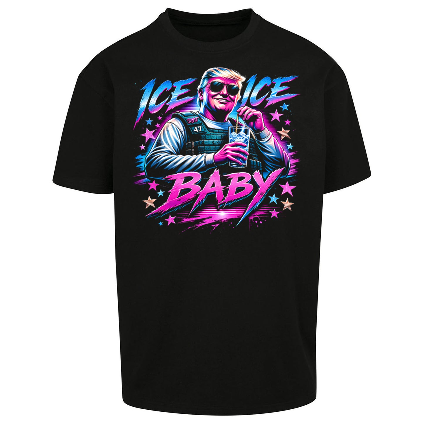 Donald Trump Ice Ice Baby Oversized T Shirt