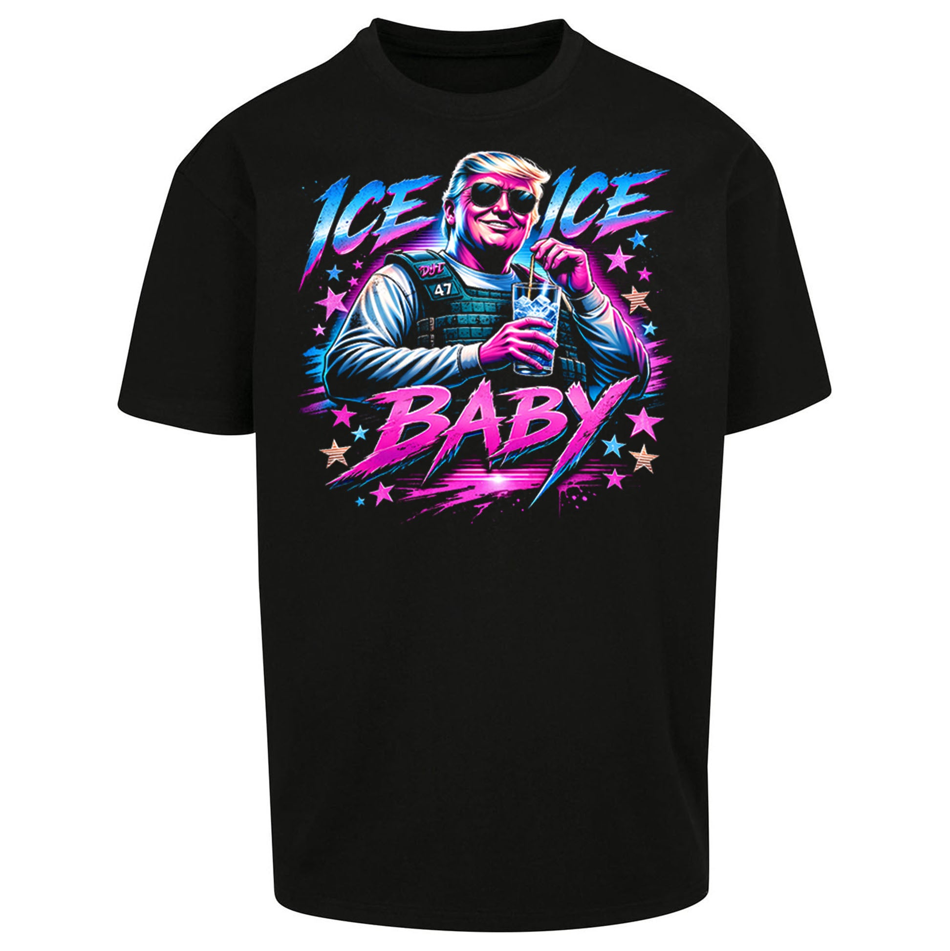 Donald Trump Ice Ice Baby Oversized T Shirt