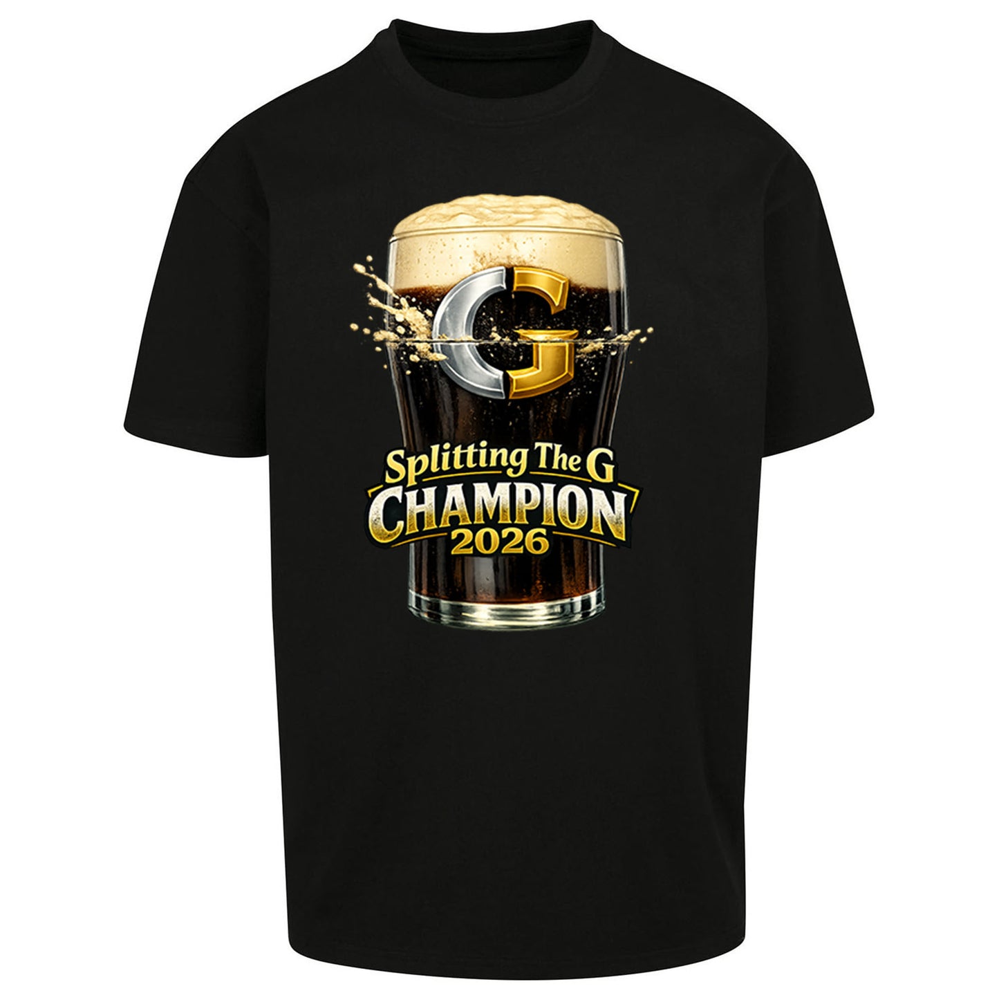 Splitting The G Champion - Oversized T Shirt