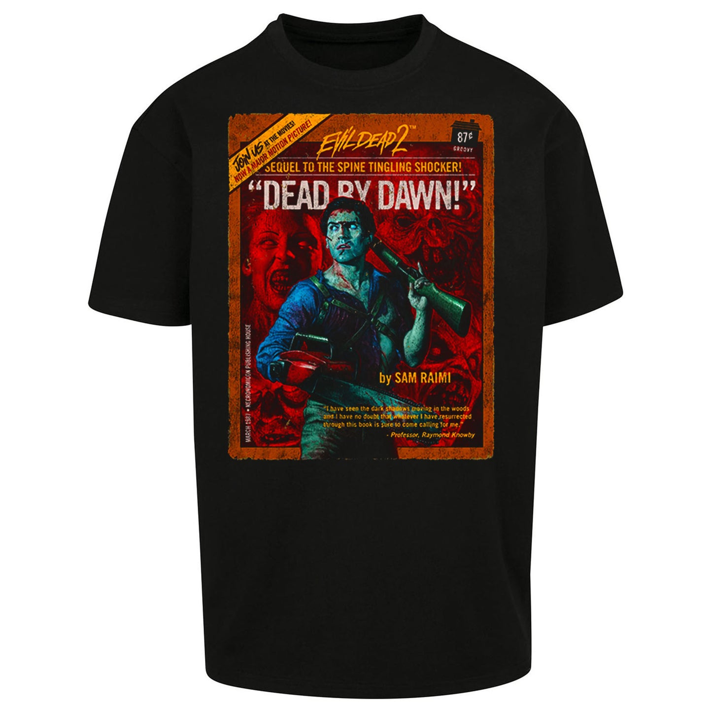 Evil Dead 2 Dead By Dawn Oversized T Shirt 