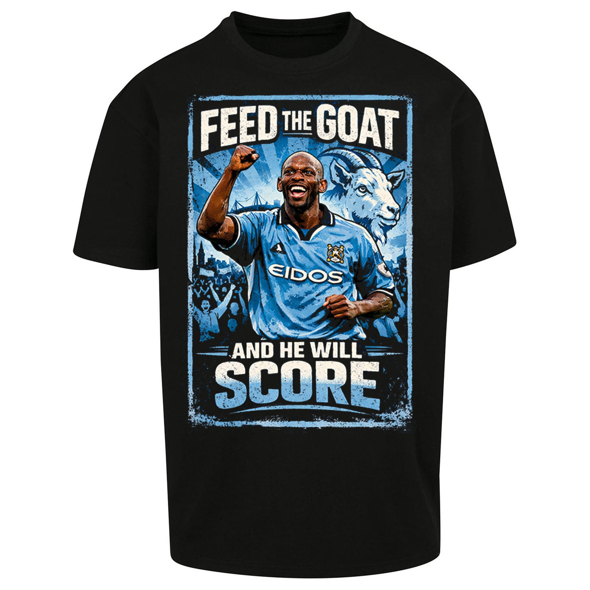 Shaun Goater Manchester City Oversized T Shirt