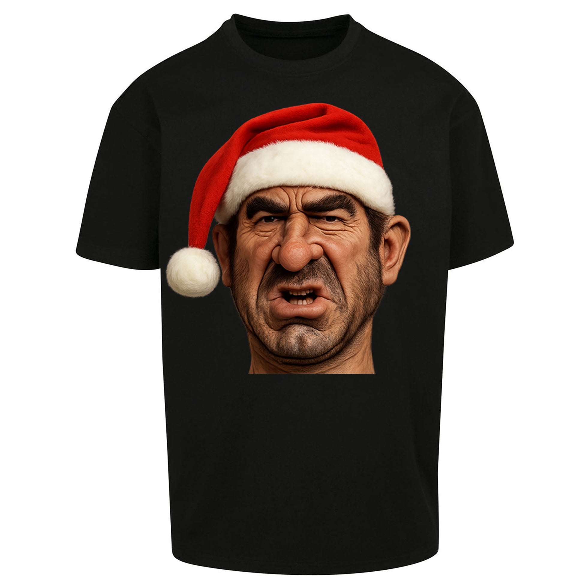 Eric Cantona Xmas Oversized T Shirt