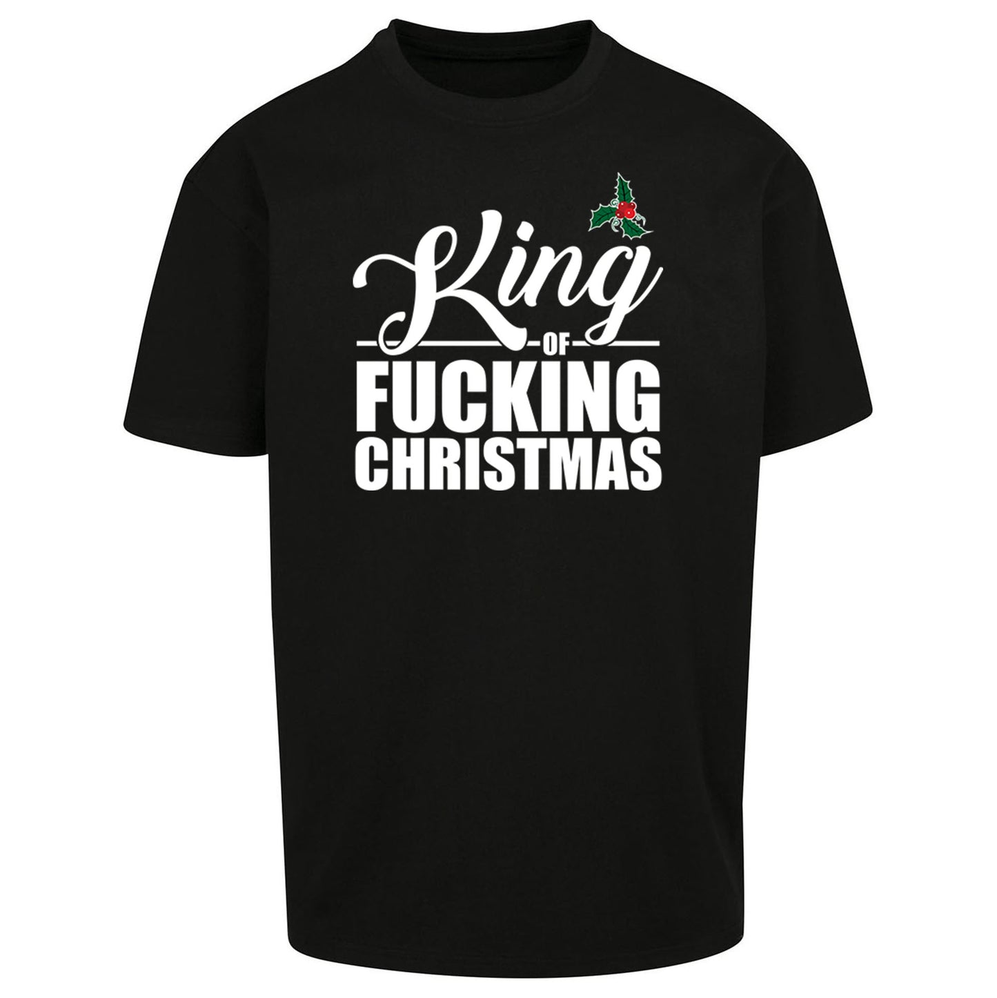 Naughty Christmas Oversized T Shirt