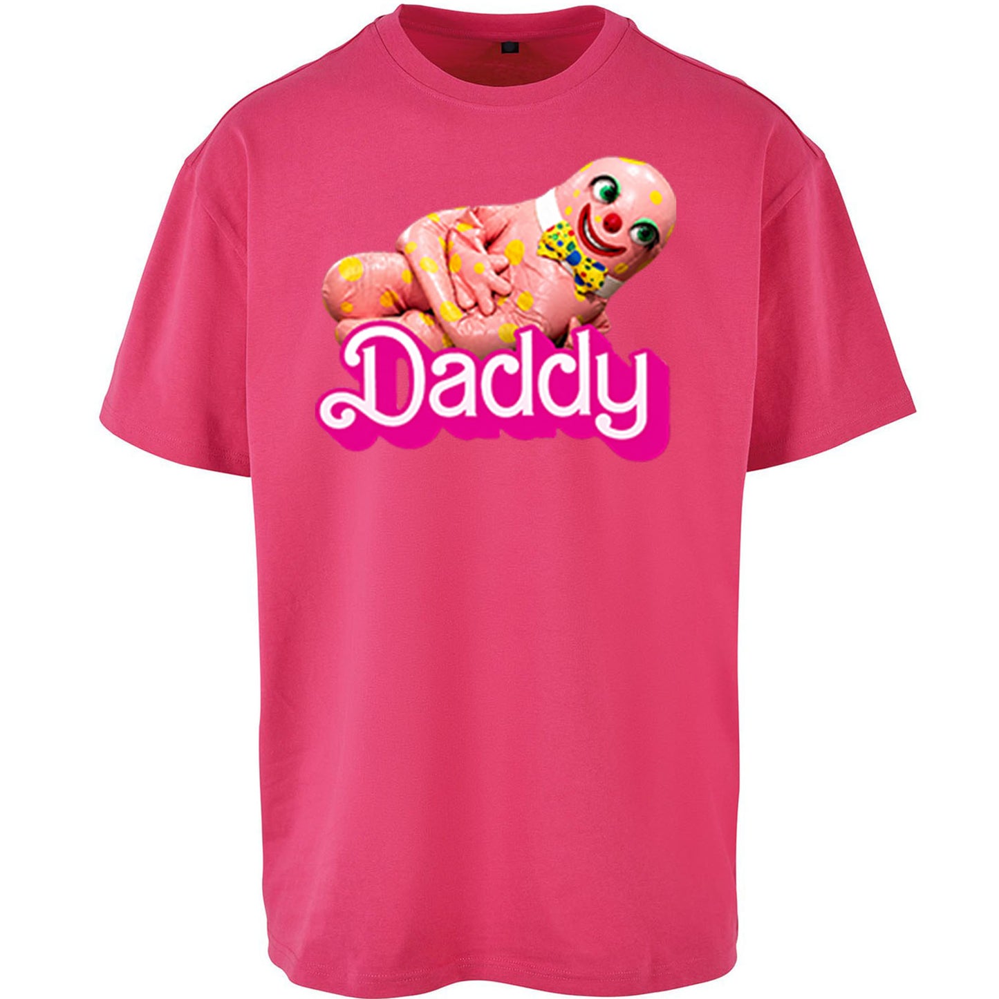 Funny Mr Blobby Daddy 90s Retro Oversized T Shirt