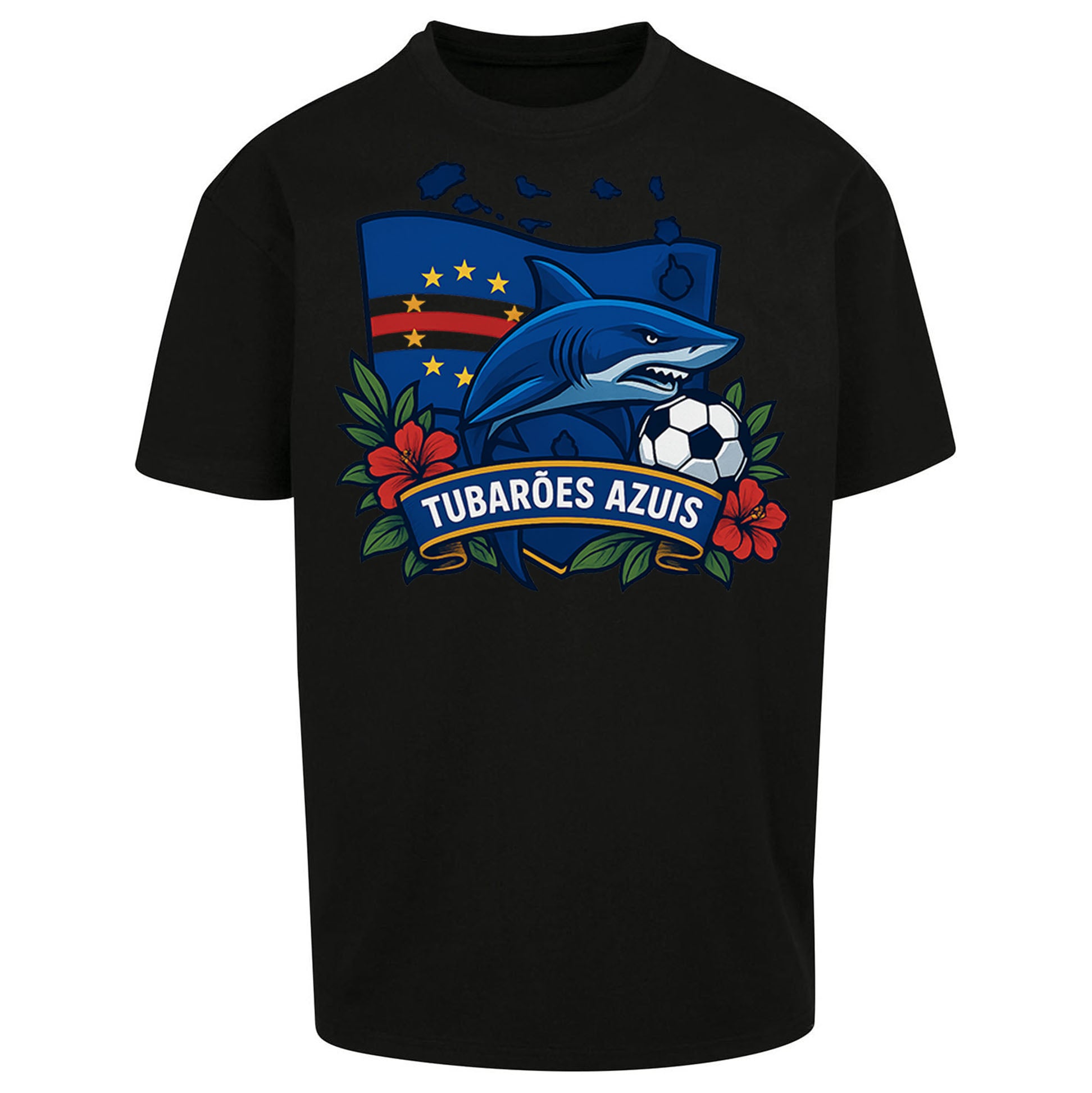 Cape Verde Football Oversized T Shirt
