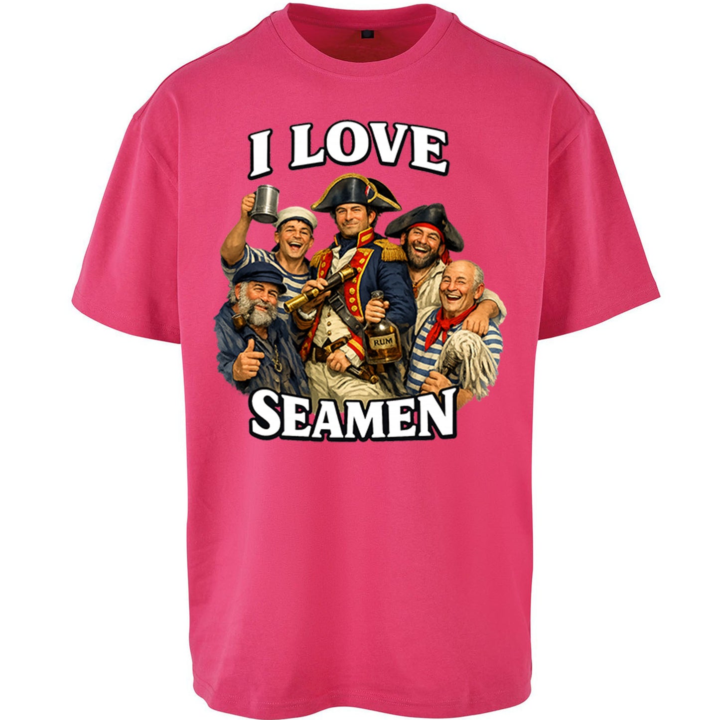 I Love Seamen Funny Cringe Meme Offensive  Oversized T Shirt