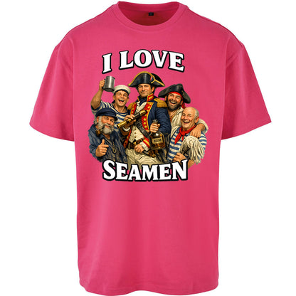 I Love Seamen Funny Cringe Meme Offensive  Oversized T Shirt