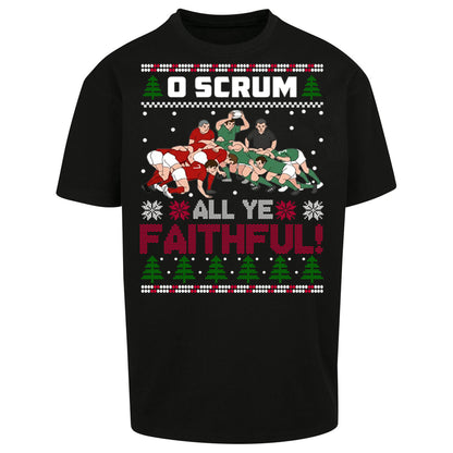 O Come All ye Faithfull Oversized T Shirt