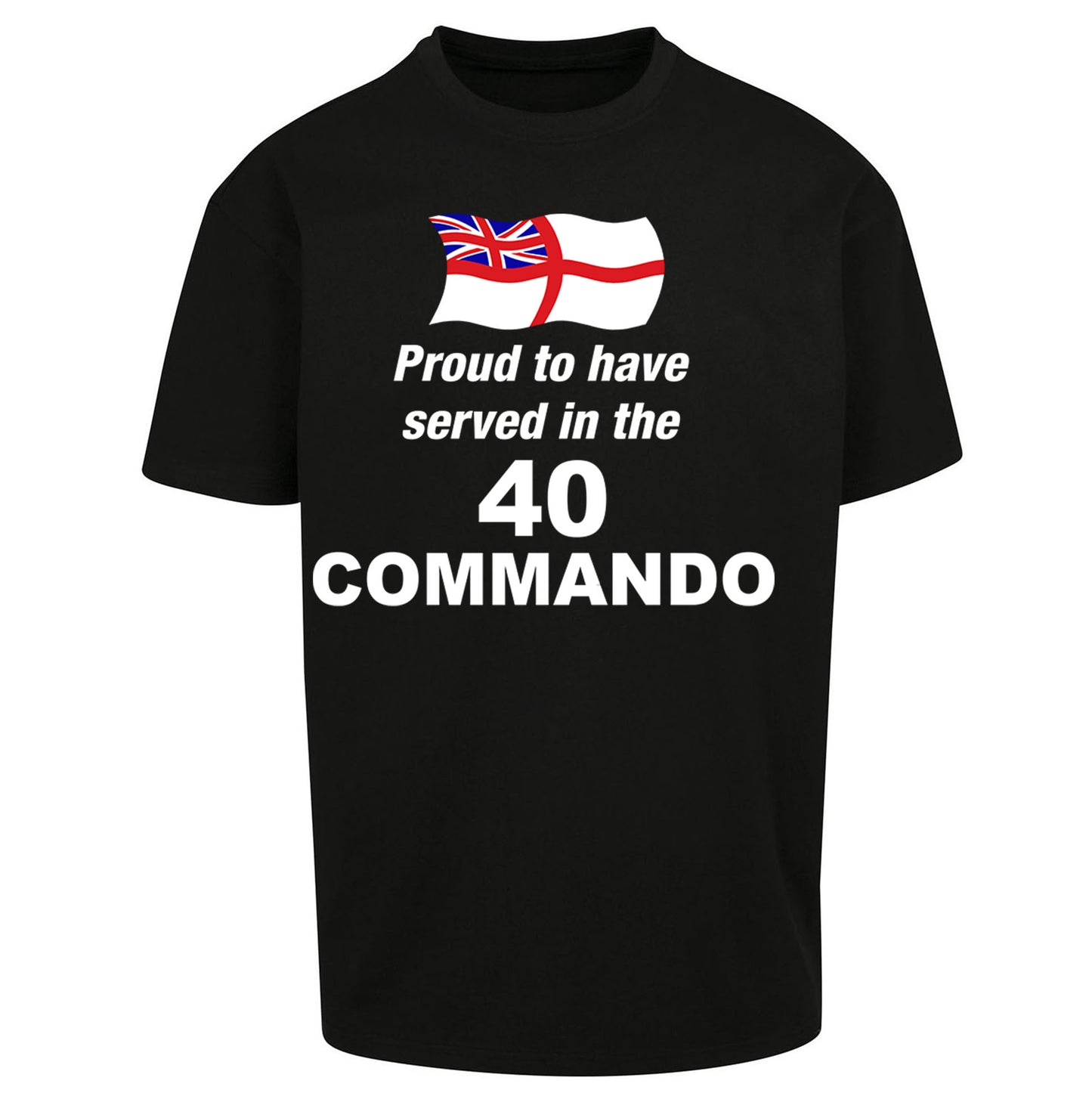40 Commando Royal Marines Oversized T Shirt