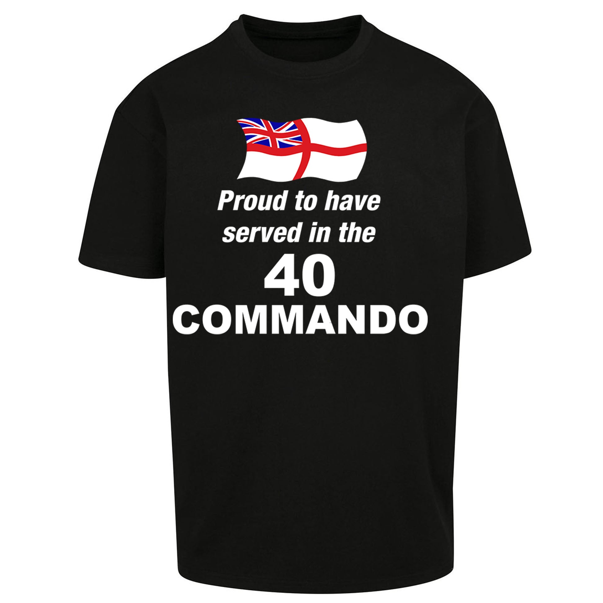 40 Commando Royal Marines Oversized T Shirt