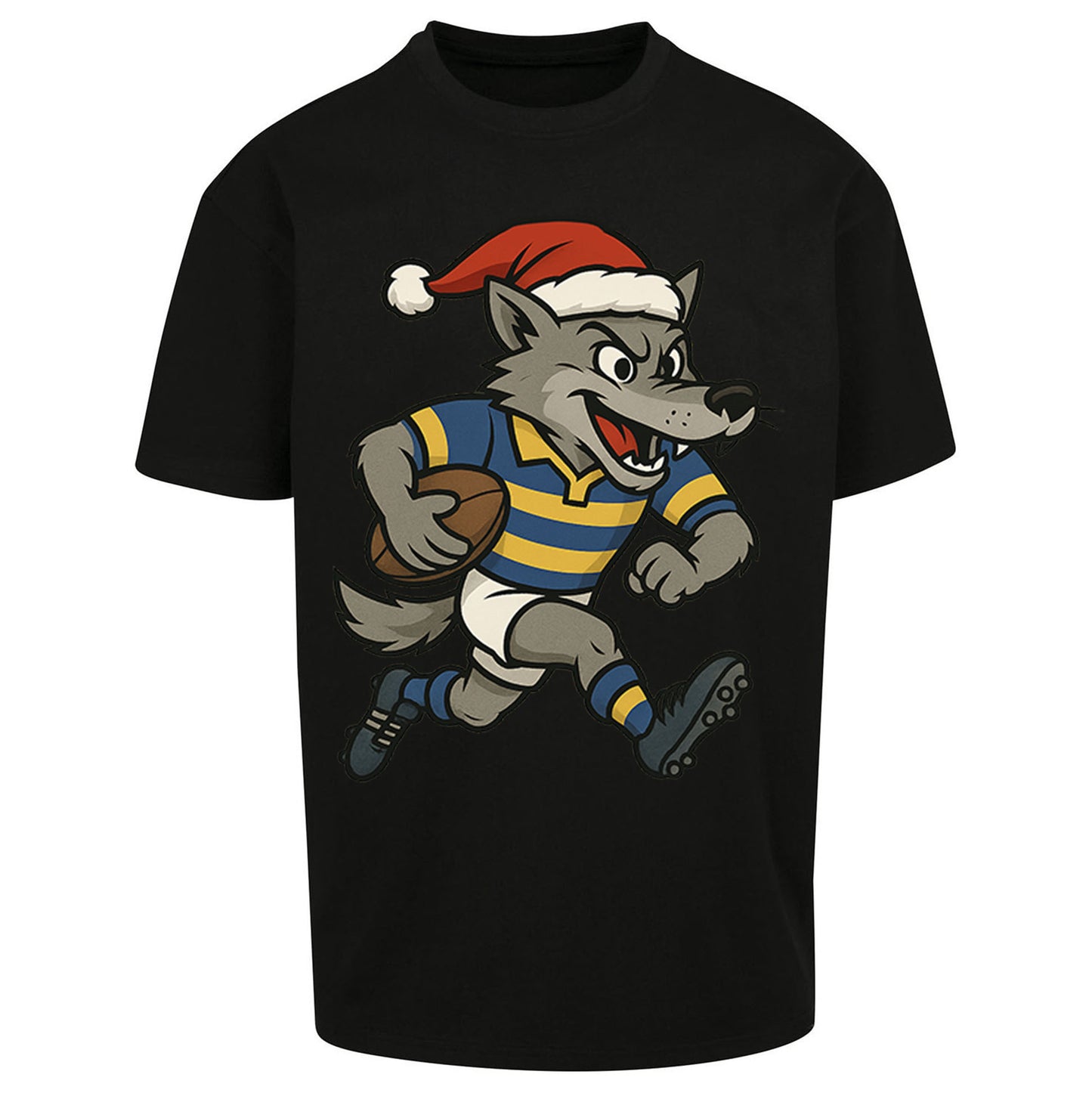 Warrington Wolves Christmas Oversized T Shirt