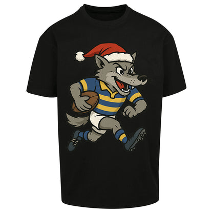 Warrington Wolves Christmas Oversized T Shirt