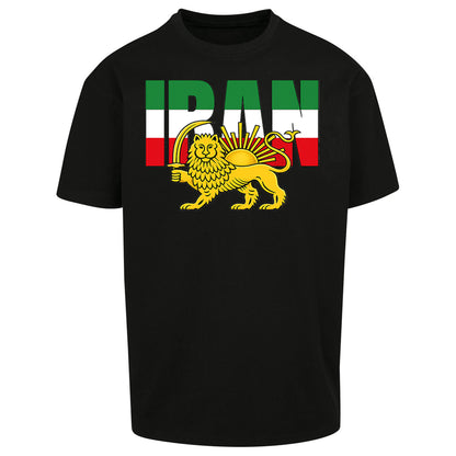 Iran Flag Oversized T Shirt
