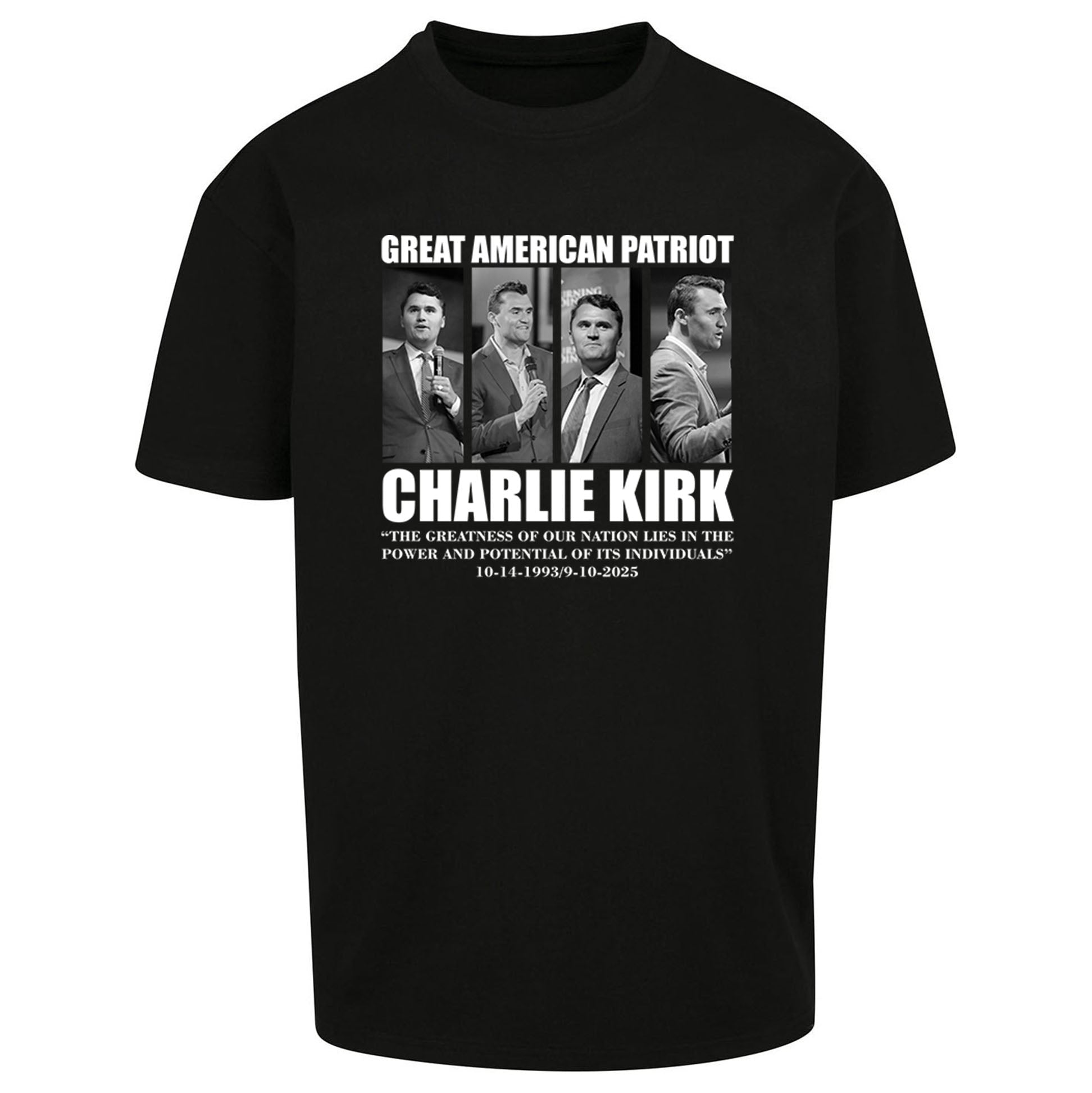 Charlie Kirk Oversized T Shirt 